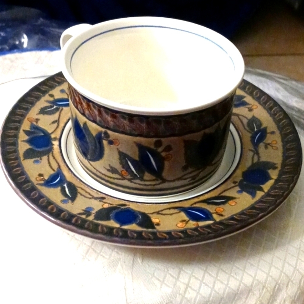 vintage cup with saucer